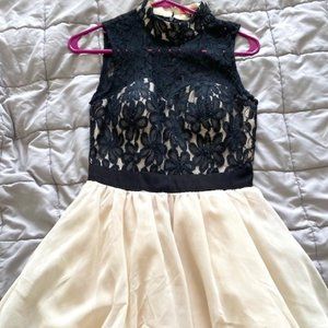 Chi Chi London Black Lace Dress